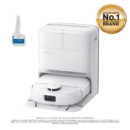 eufy Omni C28 Robot Vacuum (White) and Mop with eufy Floor Cleaning Solution