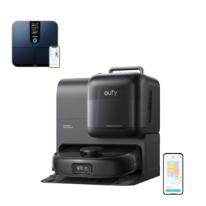 eufy Omni E28 Robot Vacuum and Mop with Portable Deep Cleaner + Smart Scale P3
