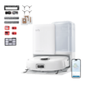 eufy Robot Vacuum Omni E25 White with Complete Accessory Kit