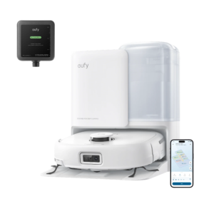 eufy Robot Vacuum Omni E25 White with Floor Cleaner
