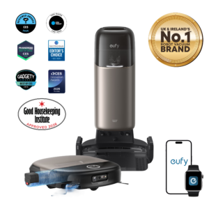 eufy Omni S2 Robot Vacuum & Mop | 30,000Pa, HydroJet 2.0 Self‑Cleaning, AI Navigation, All‑in‑One Station