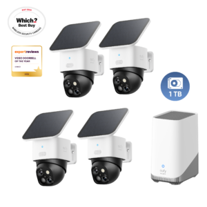SoloCam S340 (4-Cam Pack) + HomeBase S380 + 1 TB Hard Drive