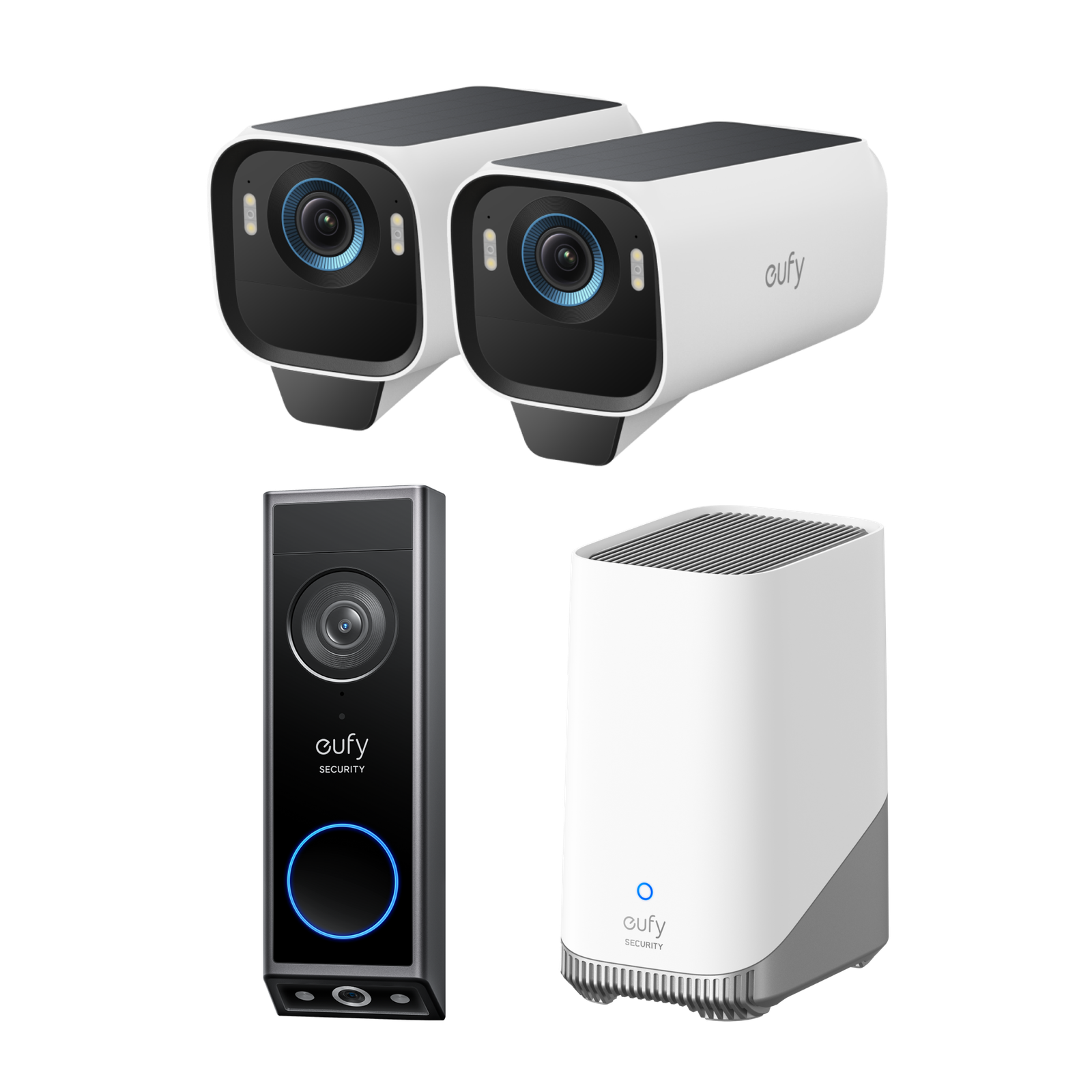 eufyCam S3 Pro 2-Cam Kit + Video Doorbell E340