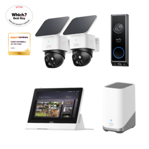 SoloCam S340 (2-Cam Pack) + Video Doorbell E340+ HomeBase S380+Smart Display E10