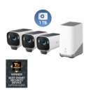 eufyCam S3 Pro 3-Cam Kit + 1 TB Hard Drive