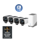 eufyCam S3 Pro 4-Cam Kit + 1 TB Hard Drive